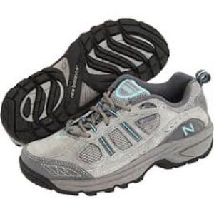 New Balance Women's Gray and Blue Athletic Shoes